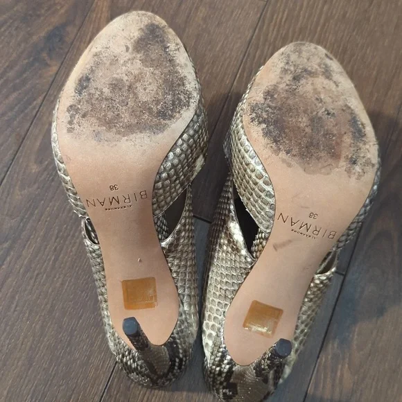 Alexandre Birman Latoya Metallic Python Mule - Picture 10 of 12